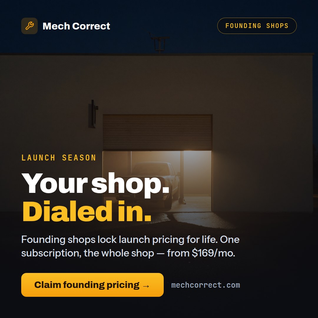 Ad: Your shop. Dialed in.
